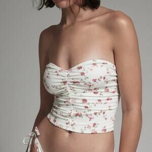 New! Beth Richards Free People GIA top floral print,‎ size L